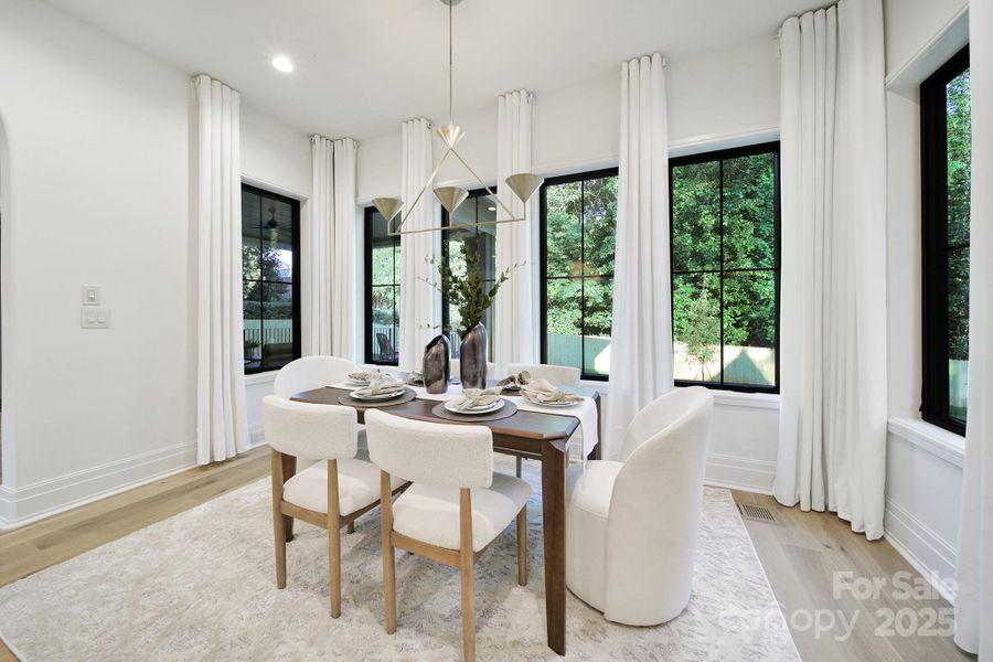 Furnished interior view inside a new home in , Charlotte (Image 14). Furnished interior view inside a new home in , Charlotte (Image 14).