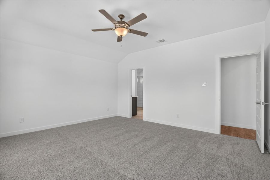 Representative unfurnished interior of a home built from the Belford by Cheldan Homes in Trail Creek, Cleburne (Image 44). Representative unfurnished interior of a home built from the Belford by Cheldan Homes in Trail Creek, Cleburne (Image 44).