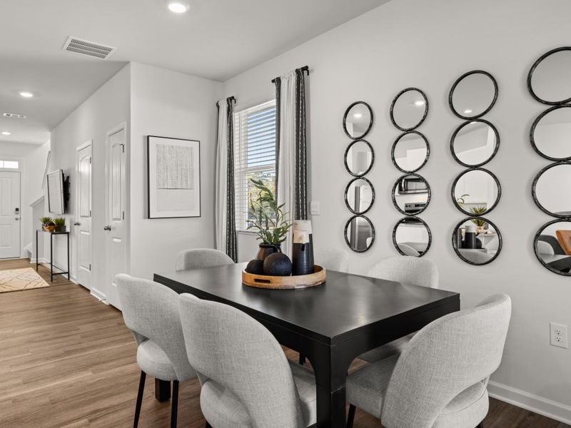 Furnished interior view inside a new home in Woodbury Park, Atlanta (Image 10).