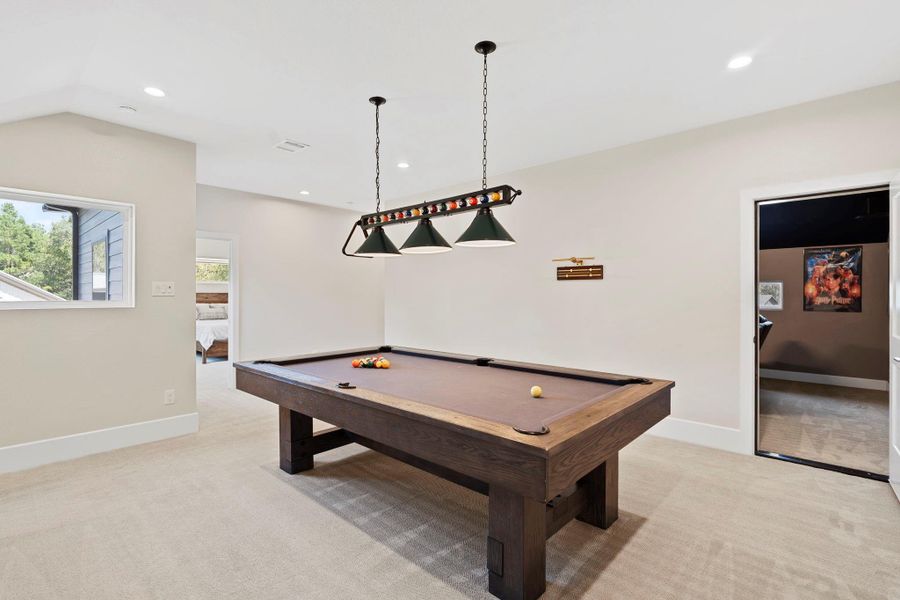 Billiard Room outside of Media Room