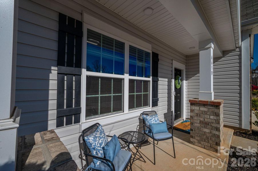 Exterior details and patio area of a home in , Maiden (Image 4). Exterior details and patio area of a home in , Maiden (Image 4).