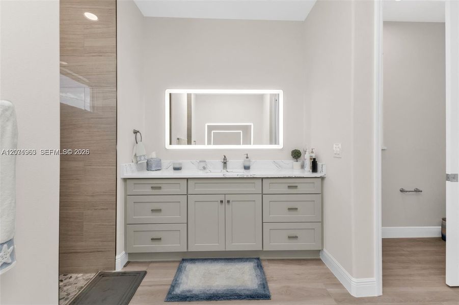 Furnished interior view inside a new home in , Port Charlotte (Image 17). Furnished interior view inside a new home in , Port Charlotte (Image 17).