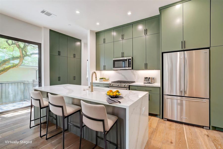 View of fenced backyard