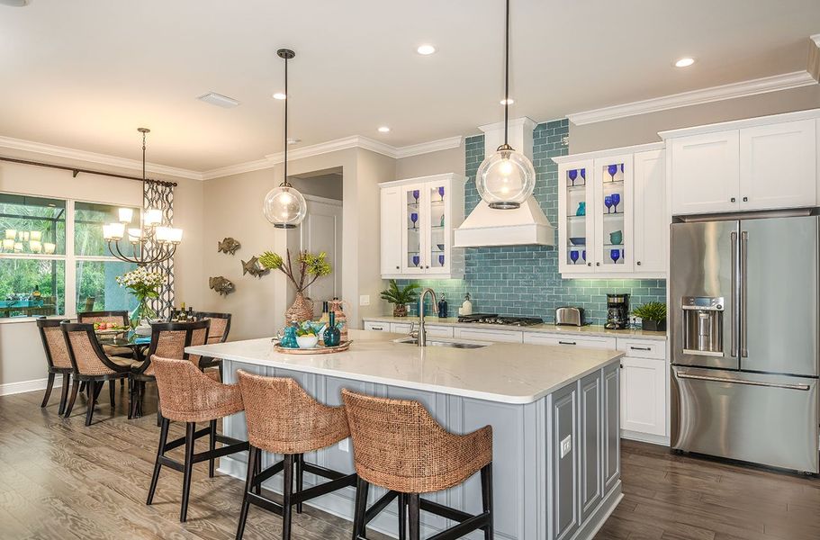 Representative furnished interior of a home built from the Bright Meadow 2 by Neal Communities in Grand Palm, Venice (Image 12).
