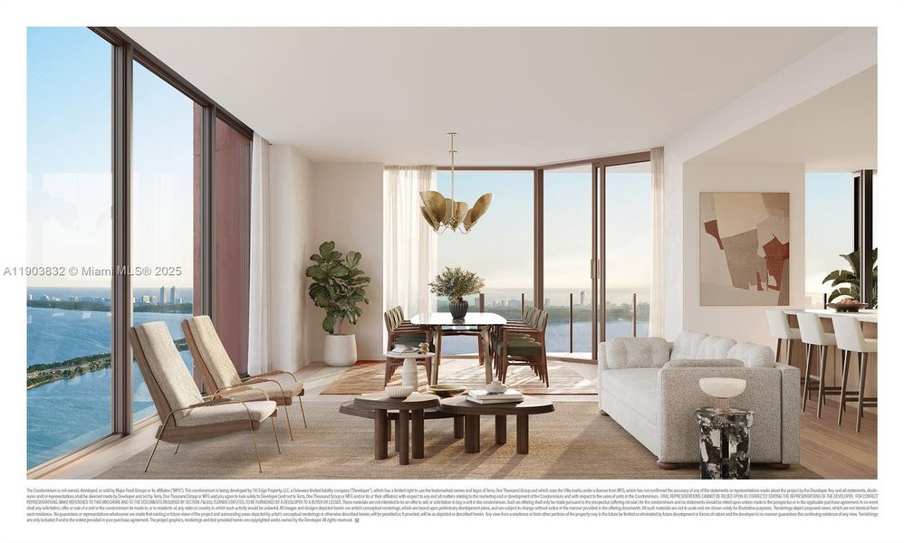 Furnished interior view inside a new home in , Miami (Image 10). Furnished interior view inside a new home in , Miami (Image 10).