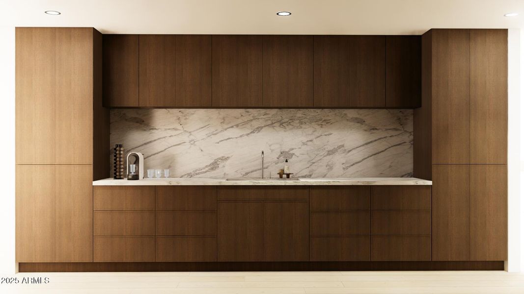 Coffee Bar (behind kitchen)