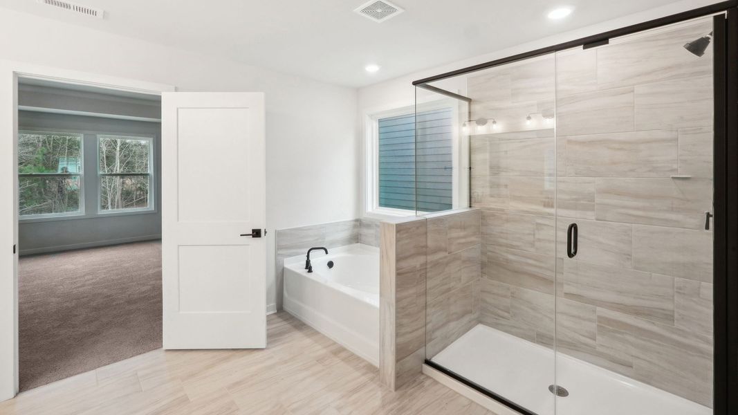 Furnished interior view inside a new home in Westport, York (Image 10).