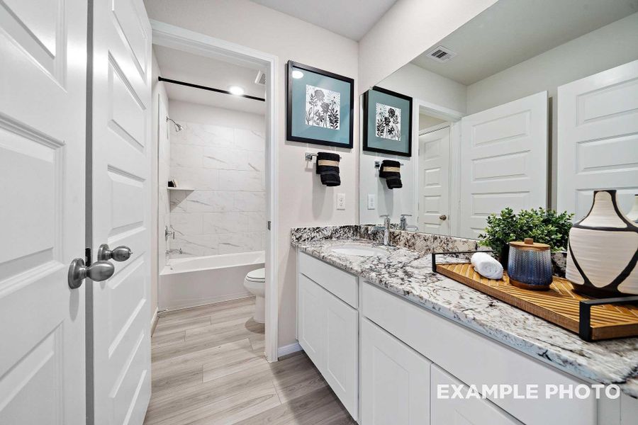Furnished interior view inside a new home in Emberly, Beasley (Image 43).