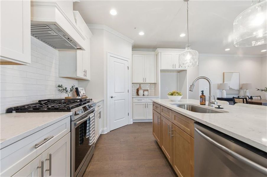 Furnished interior view inside a new home in , Marietta (Image 8).