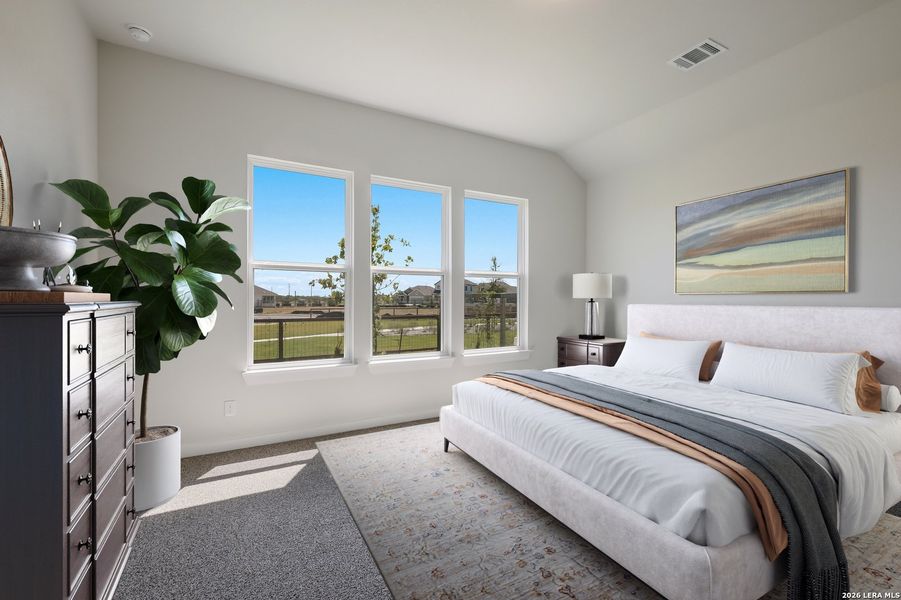 Furnished interior view inside a new home in The Crossvine, Schertz (Image 6).