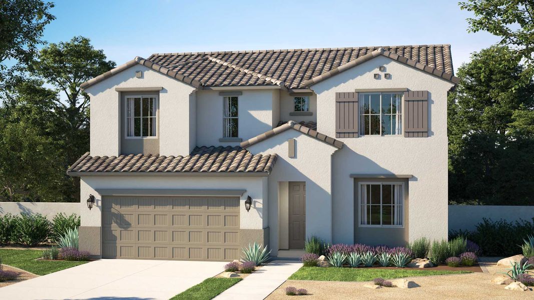 Spanish Elevation | Prescott | Sunrise - Valley Series | Surprise, AZ | Landsea Homes