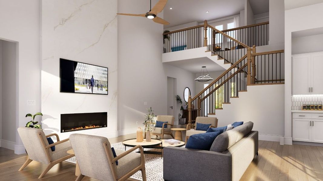 Representative furnished interior of a home built from the L675 by Lifestyle Homes in Heritage Series 64s, Frisco (Image 6).