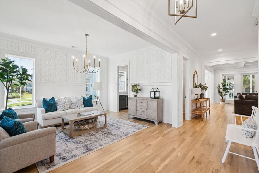 Furnished interior view inside a new home in , Mount Pleasant (Image 66).