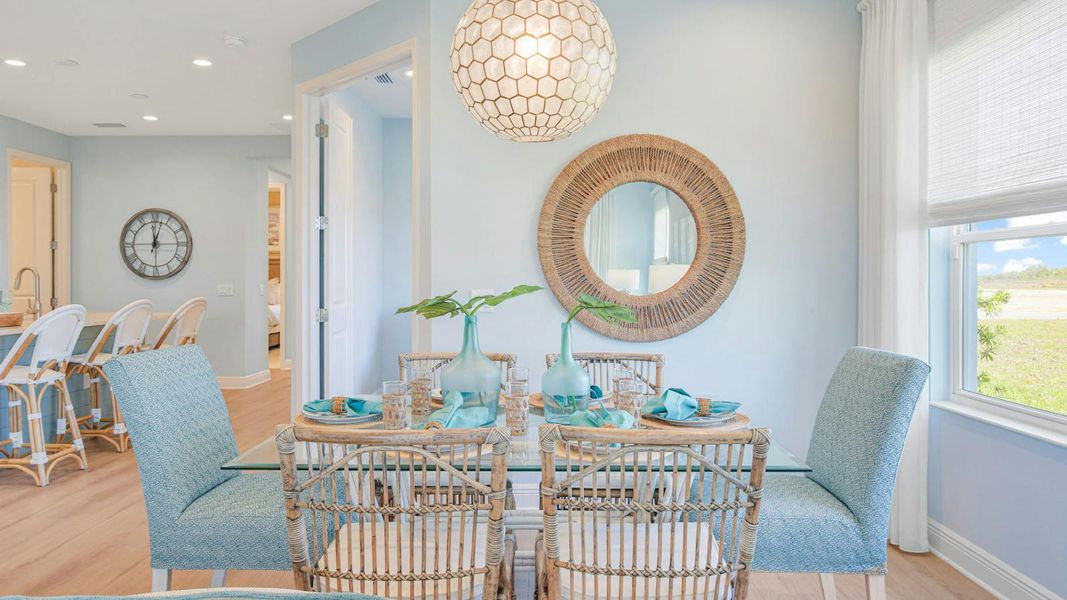 Furnished interior view inside a new home in Palm Grove Real Estate and Homes for Sale in Lakewood Ranch, FL - Neal Communities, Lakewood Ranch (Image 15).