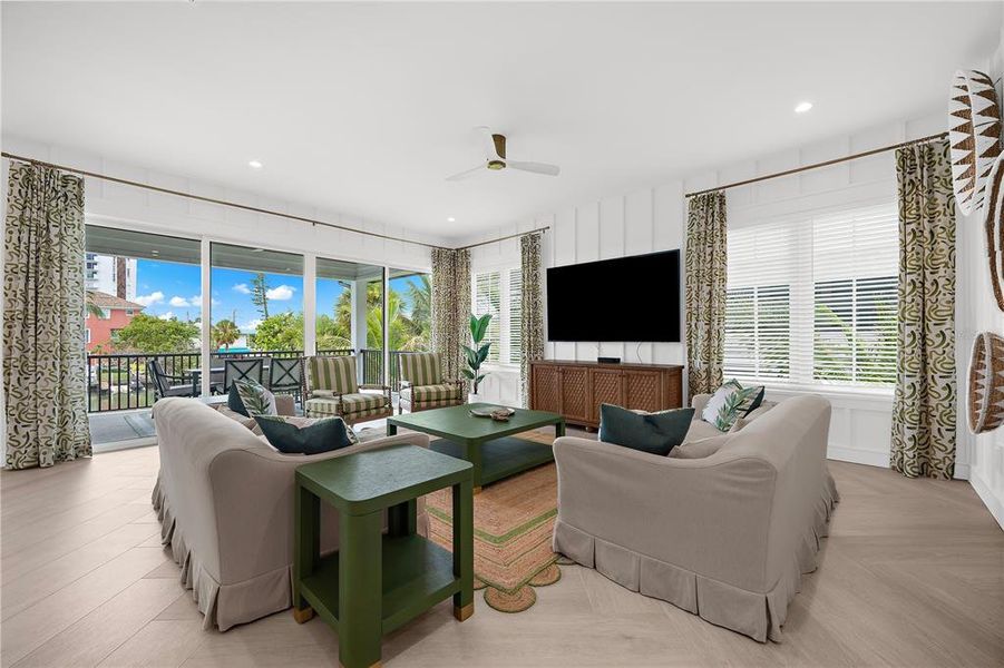 Furnished interior view inside a new home in , Sarasota (Image 11).