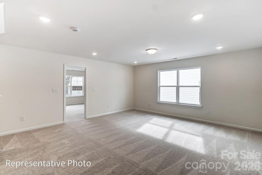 Spacious, unfurnished interior of a new home in Enclave at Riverdale, Huntersville (Image 26). Spacious, unfurnished interior of a new home in Enclave at Riverdale, Huntersville (Image 26).
