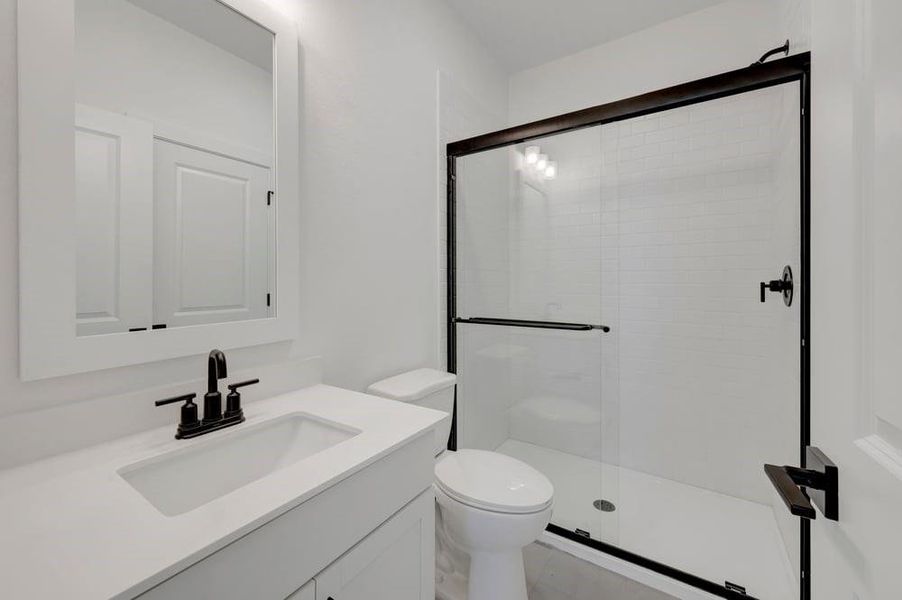 Furnished interior view inside a new home in Sundance Cove, Crosby (Image 12).