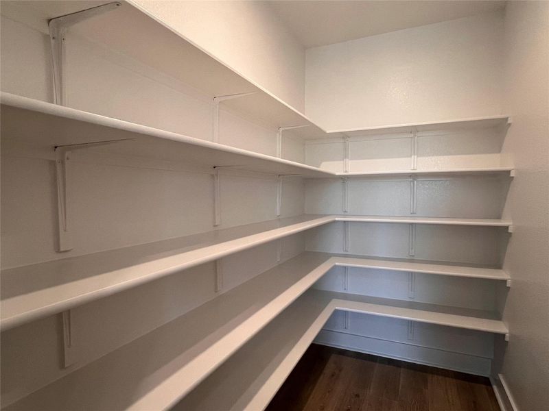 View of storage area