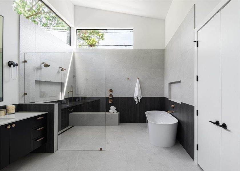 Furnished interior view inside a new home in , Dallas (Image 12).