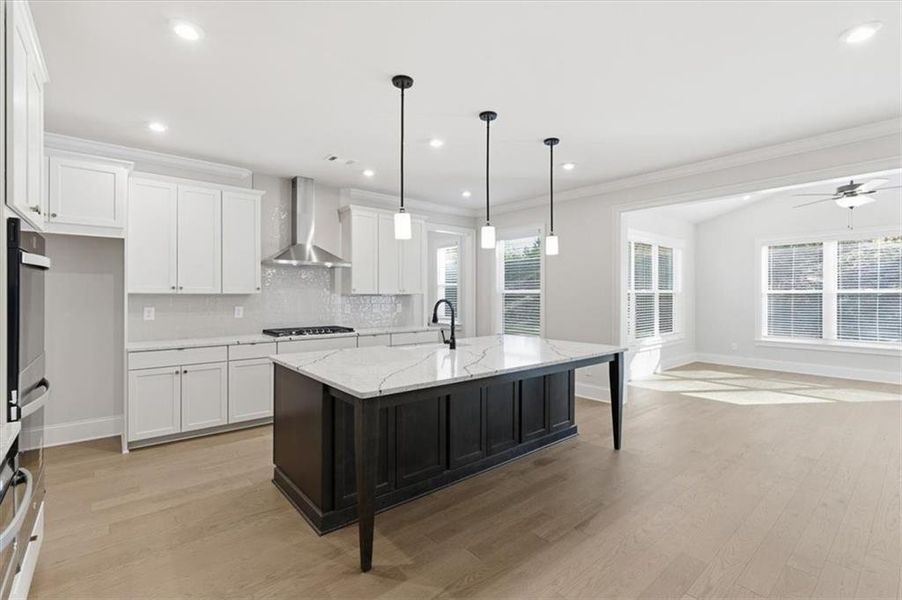 Furnished interior view inside a new home in Ford Landing, Acworth (Image 12).