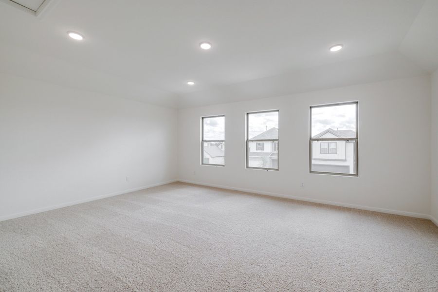 Spacious, unfurnished interior of a new home in Trinity Ranch, Elgin (Image 24). Spacious, unfurnished interior of a new home in Trinity Ranch, Elgin (Image 24).