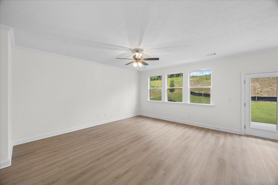 Spacious, unfurnished interior of a new home in Forrest Bluff, North Augusta (Image 14). Spacious, unfurnished interior of a new home in Forrest Bluff, North Augusta (Image 14).