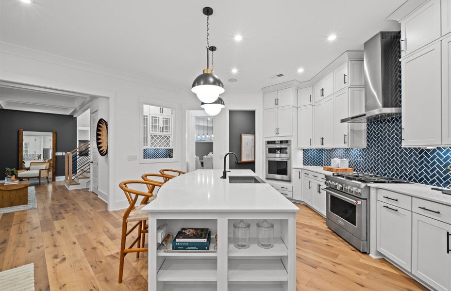 Furnished interior view inside a new home in Olmsted, Huntersville (Image 5). Furnished interior view inside a new home in Olmsted, Huntersville (Image 5).