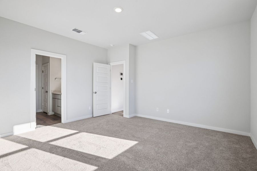 A room with white walls.