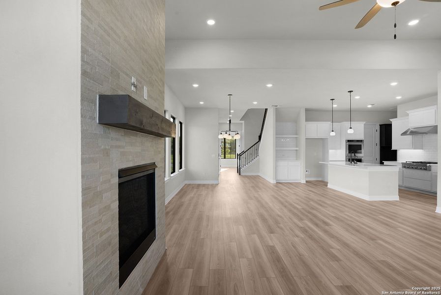 Furnished interior view inside a new home in Nolte Farms, Seguin (Image 16).
