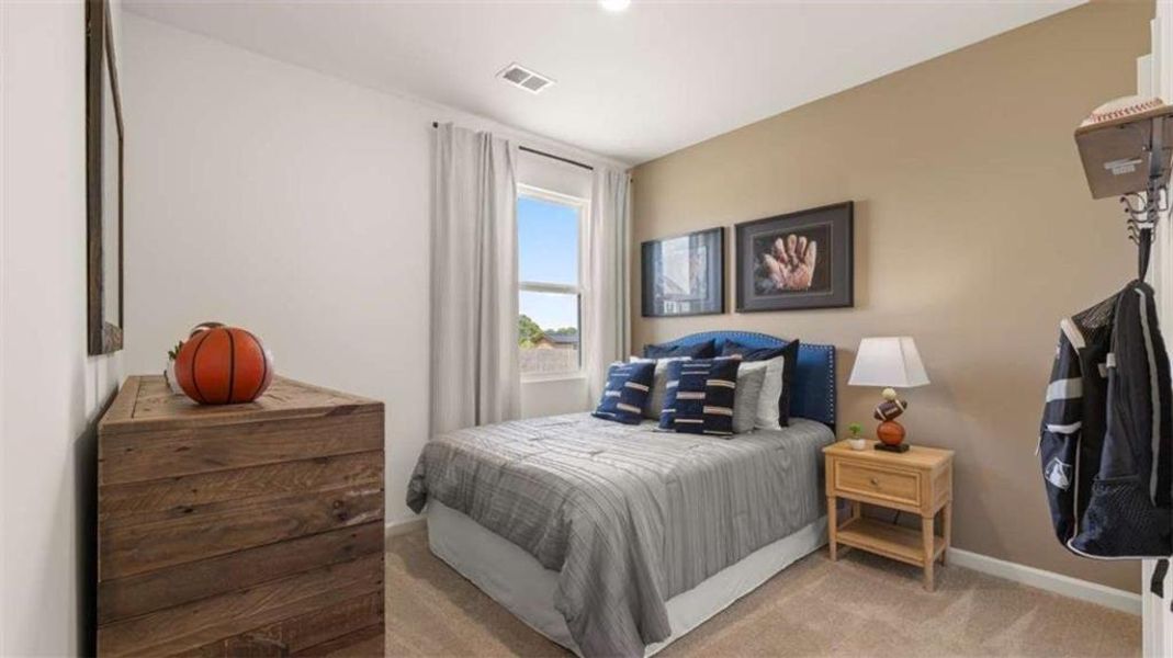 Furnished interior view inside a new home in The Preserve at Agricultural Village, Perry (Image 22).