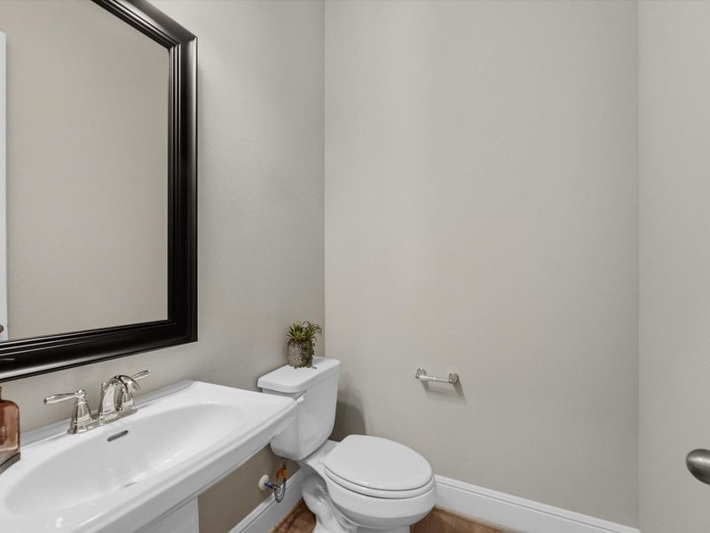 Furnished interior view inside a new home in Coastal Point, League City (Image 18).