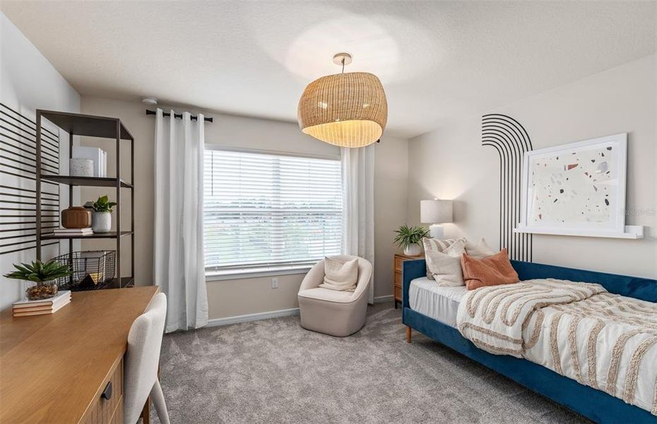 Furnished interior view inside a new home in Oviedo Square, Oviedo (Image 15).