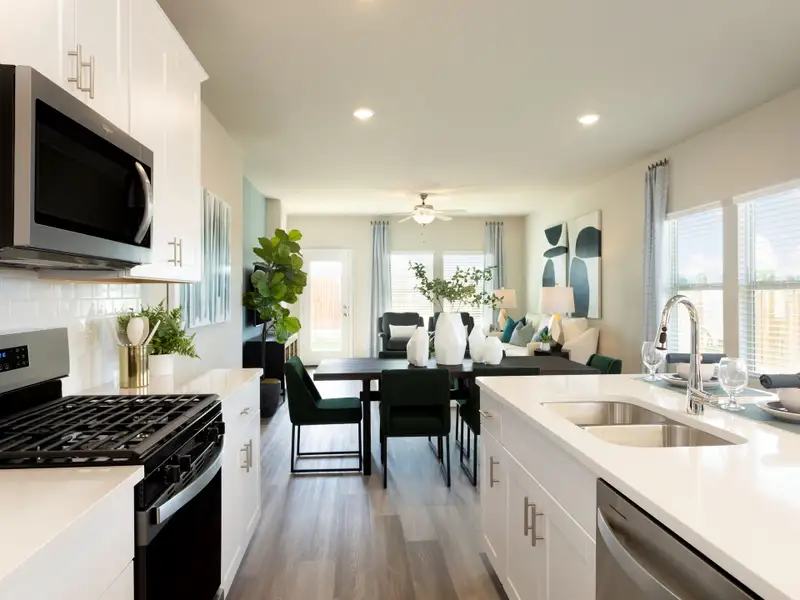Furnished interior view inside a new home in Eastridge - Spring Series, McKinney (Image 4).