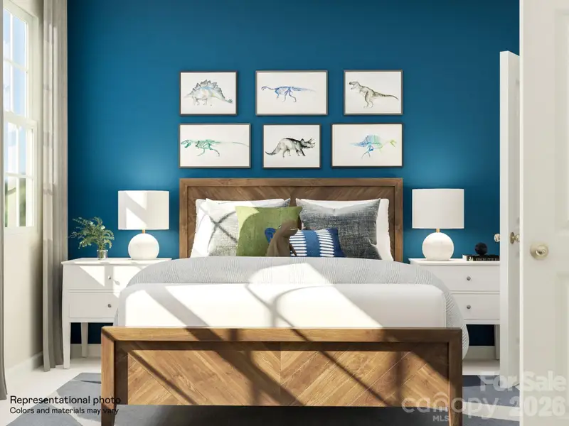 Furnished interior view inside a new home in The Vines, Charlotte (Image 12).