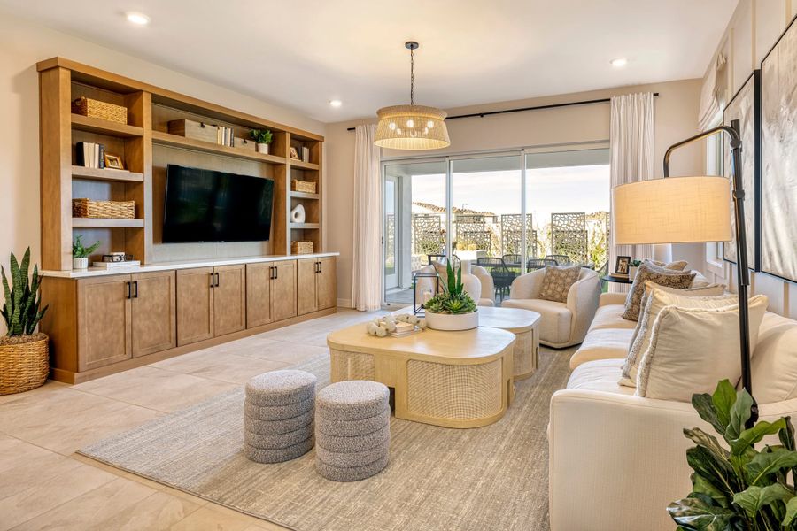 Representative furnished interior of a home built from the Hopkins Plan 3512 by Tri Pointe Homes in Terraza, San Tan Valley (Image 8).