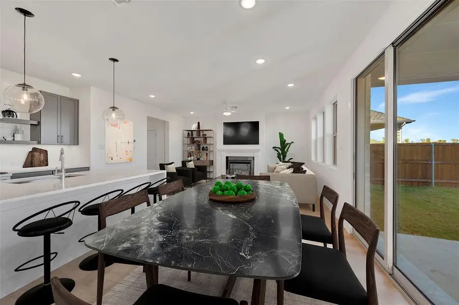 Furnished interior view inside a new home in Heritage Ranch, Sherman (Image 19). Furnished interior view inside a new home in Heritage Ranch, Sherman (Image 19).