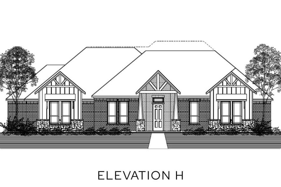 Representative rendering of the exterior for the The Quartz by Lillian Custom Homes (Image 2). Representative rendering of the exterior for the The Quartz by Lillian Custom Homes (Image 2).