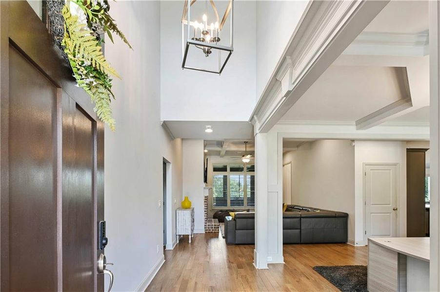 Furnished interior view inside a new home in , Auburn (Image 74).