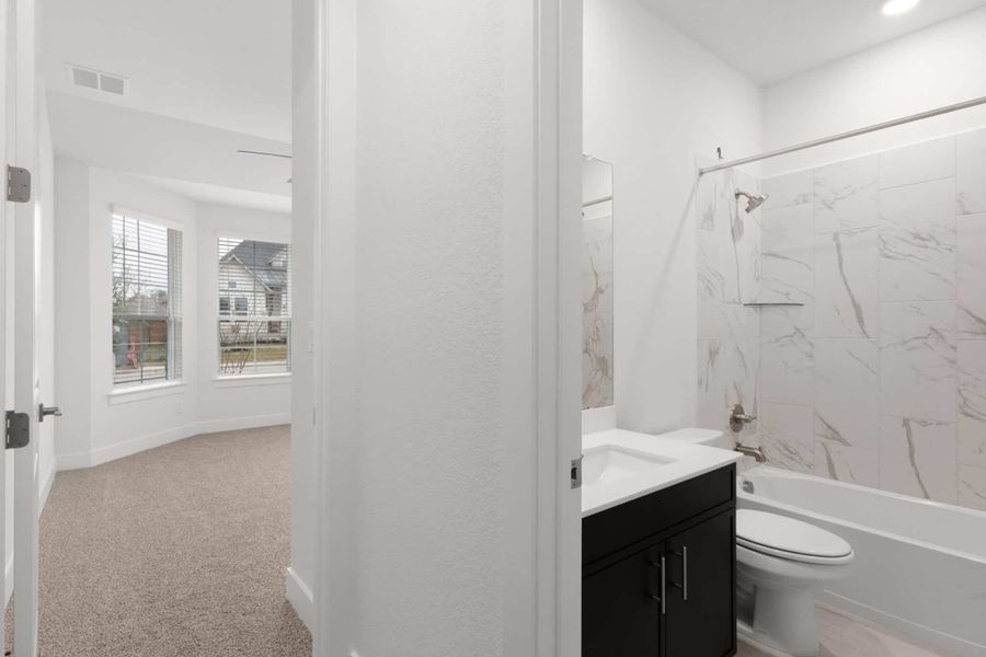 Furnished interior view inside a new home in Broken Oak, Georgetown (Image 10). Furnished interior view inside a new home in Broken Oak, Georgetown (Image 10).