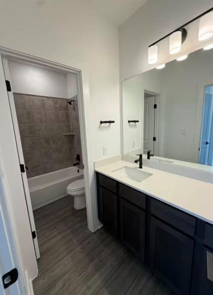 Furnished interior view inside a new home in Sage Collection – Freedom at Anthem, Kyle (Image 5).