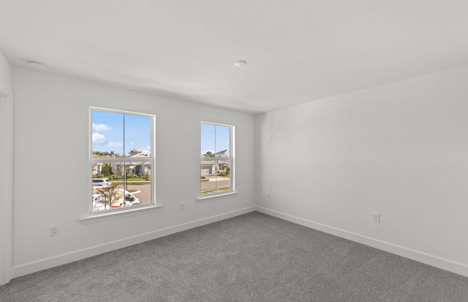 Spacious, unfurnished interior of a new home in TerraWalk at Babcock Ranch, Alva (Image 16). Spacious, unfurnished interior of a new home in TerraWalk at Babcock Ranch, Alva (Image 16).