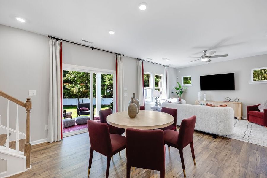 Representative furnished interior of a home built from the Stella by Taylor Morrison in Eagle Trace, Wendell (Image 26).