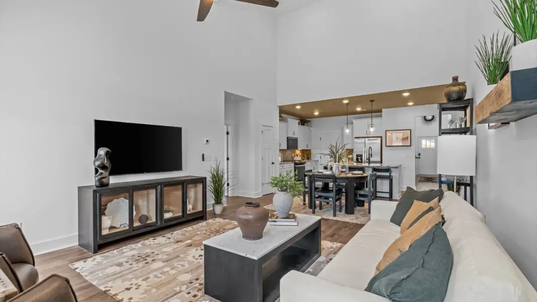 Furnished interior view inside a new home in Village at Midway, Anderson (Image 14).