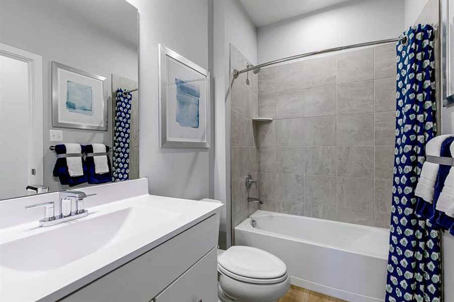 Representative furnished interior of a home built from the Mayer by Ryan Homes in Stowe Branch Townhomes, Charlotte (Image 33).