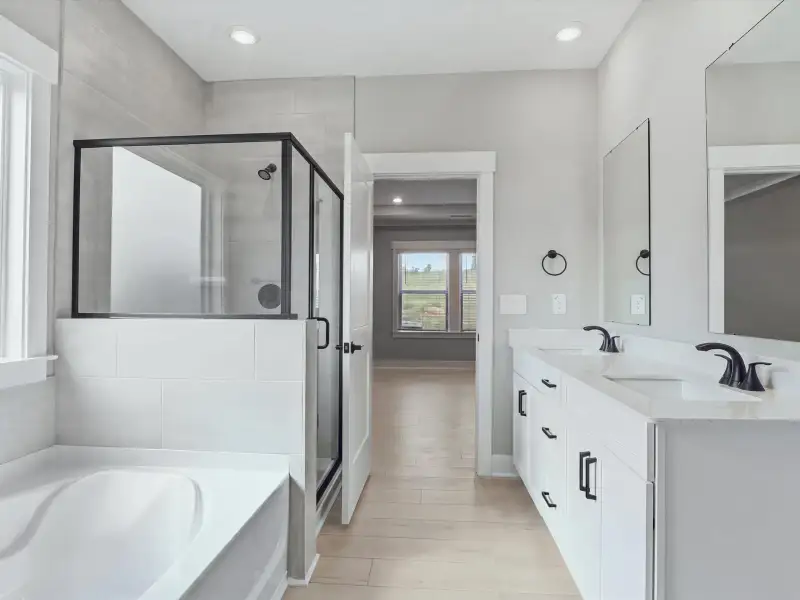 Furnished interior view inside a new home in Barrow Meadows, Zebulon (Image 7).