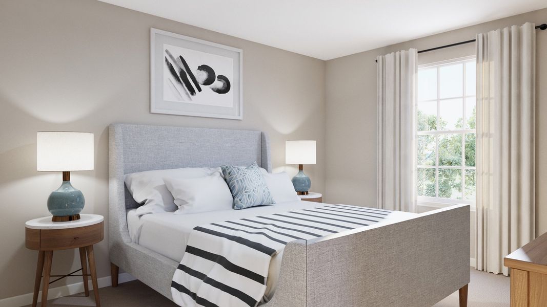 Representative furnished interior of a home built from the The Nottingham by Legend Homes in Townsend Reserve, Splendora (Image 22).