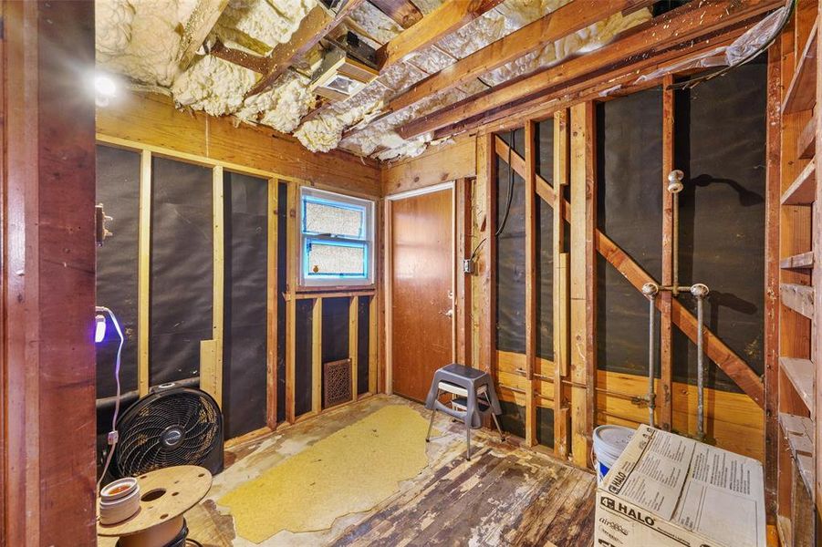 Entrance from Garage