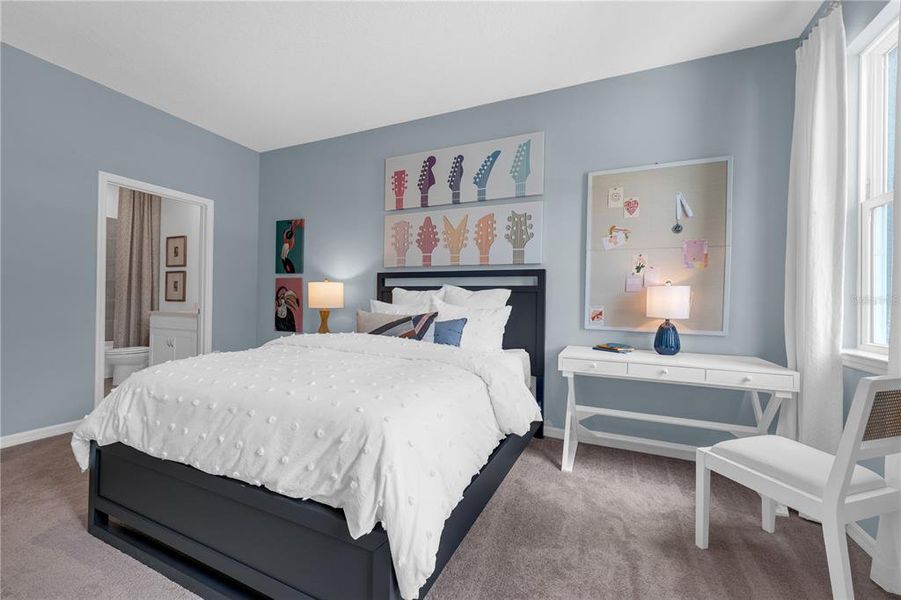 Furnished interior view inside a new home in Covered Bridge at Liberty Bluff, Haines City (Image 36).