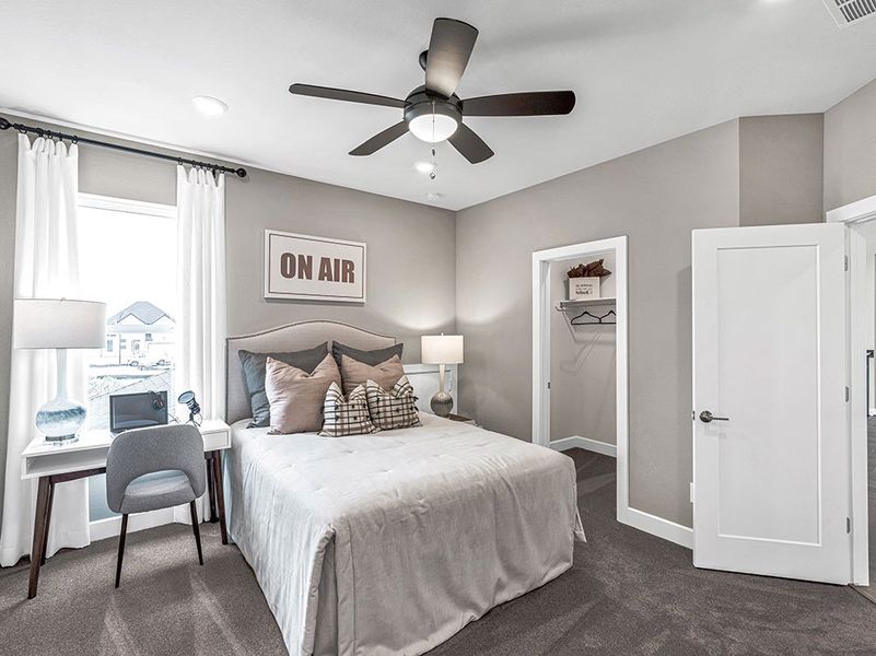 Furnished interior view inside a new home in Avalon at Cypress, Cypress (Image 43).