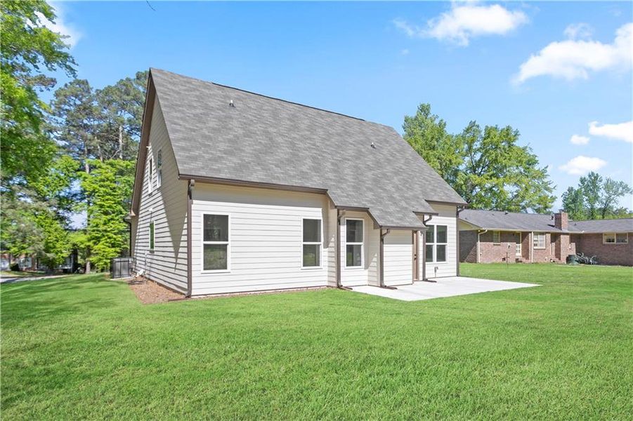 Exterior details and patio area of a home in , Conyers (Image 20).